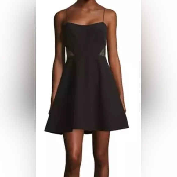 Aidan Mattox Dresses & Skirts - NWT Aidan by Aidan Mattox Black Crepe and Lace Dress